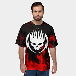 Футболка оверсайз мужская THE OFFSPRING, цвет: 3D-принт — фото 2