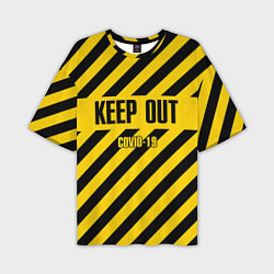 Мужская футболка оверсайз Keep out