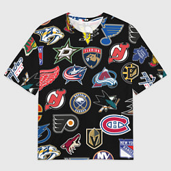 Мужская футболка оверсайз NBA PATTERN