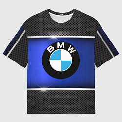 Футболка оверсайз мужская BMW, цвет: 3D-принт