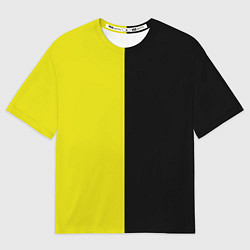 Мужская футболка оверсайз BLACK YELLOW