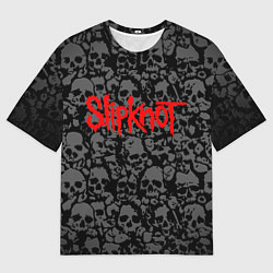 Футболка оверсайз мужская SLIPKNOT, цвет: 3D-принт