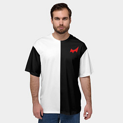 Футболка оверсайз мужская Monokuma, цвет: 3D-принт — фото 2
