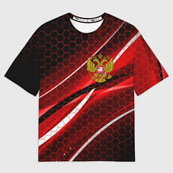 Мужская футболка оверсайз РОССИЯ