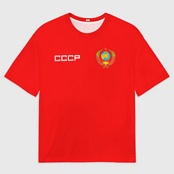 Футболка оверсайз мужская СССР, цвет: 3D-принт