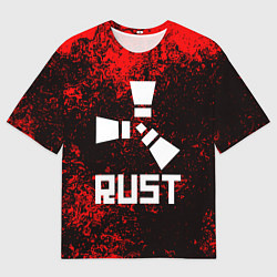 Футболка оверсайз мужская RUST, цвет: 3D-принт