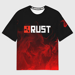 Футболка оверсайз мужская RUST, цвет: 3D-принт