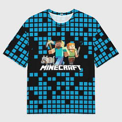 Футболка оверсайз мужская Minecraft, цвет: 3D-принт