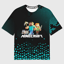 Мужская футболка оверсайз Minecraft