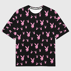 Футболка оверсайз мужская Playboy, цвет: 3D-принт