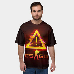 Футболка оверсайз мужская CS:GO, цвет: 3D-принт — фото 2