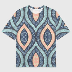 Мужская футболка оверсайз Восточный орнамент