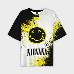 Футболка оверсайз мужская NIRVANA, цвет: 3D-принт