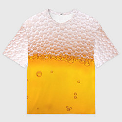 Мужская футболка оверсайз ЖИВОЕ ПЕННОЕ