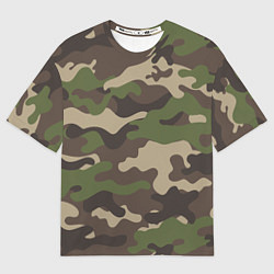 Мужская футболка оверсайз МИЛИТАРИ