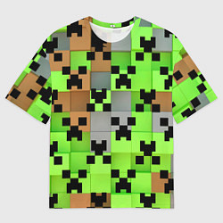 Мужская футболка оверсайз Minecraft
