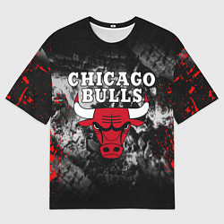 Мужская футболка оверсайз CHICAGO BULLS
