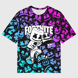 Футболка оверсайз мужская FORTNITE x MARSHMELLO, цвет: 3D-принт