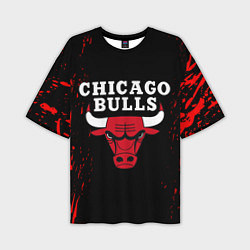 Футболка оверсайз мужская CHICAGO BULLS, цвет: 3D-принт