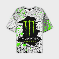Футболка оверсайз мужская MONSTER ENERGY Z, цвет: 3D-принт