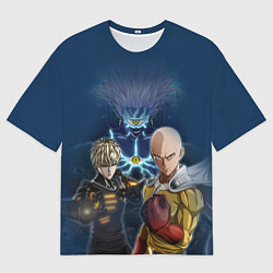 Футболка оверсайз мужская One Punch Man, цвет: 3D-принт