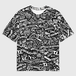 Футболка оверсайз мужская Top Hip Hop, цвет: 3D-принт