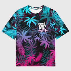 Футболка оверсайз мужская GTA VICE CITY, цвет: 3D-принт