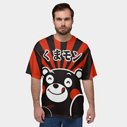 Футболка оверсайз мужская Kumamon, цвет: 3D-принт — фото 2