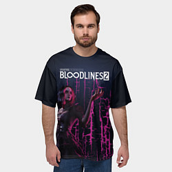 Футболка оверсайз мужская Bloodlines 2, цвет: 3D-принт — фото 2