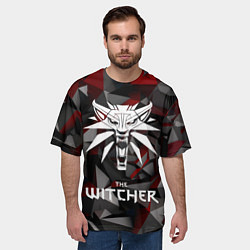 Футболка оверсайз мужская The Witcher, цвет: 3D-принт — фото 2
