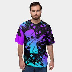 Футболка оверсайз мужская FORTNITE x MARSHMELLO, цвет: 3D-принт — фото 2