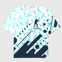 Мужская футболка оверсайз CS GO КС ГО