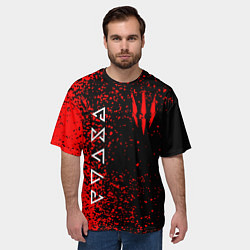 Футболка оверсайз мужская The Witcher, цвет: 3D-принт — фото 2