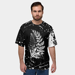 Футболка оверсайз мужская THE LAST OF US ТАТУИРОВКА ЭЛЛИ, цвет: 3D-принт — фото 2