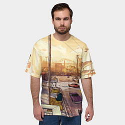 Футболка оверсайз мужская GTA San Andreas, цвет: 3D-принт — фото 2
