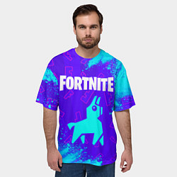 Футболка оверсайз мужская FORTNITE ФОРТНАЙТ, цвет: 3D-принт — фото 2