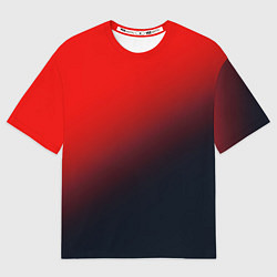Футболка оверсайз мужская RED, цвет: 3D-принт