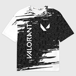 Футболка оверсайз мужская VALORANT ВАЛОРАНТ, цвет: 3D-принт