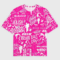 Футболка оверсайз мужская BILLIE EILISH БИЛЛИ АЙЛИШ, цвет: 3D-принт
