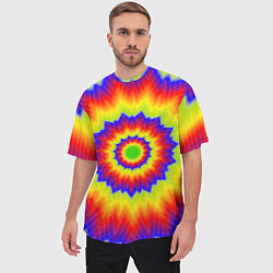 Футболка оверсайз мужская Tie-Dye, цвет: 3D-принт — фото 2