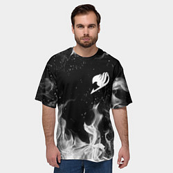 Футболка оверсайз мужская FAIRY TAIL ХВОСТ ФЕИ, цвет: 3D-принт — фото 2