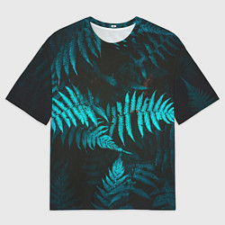 Футболка оверсайз мужская ПАПОРОТНИК, цвет: 3D-принт