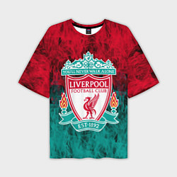 Футболка оверсайз мужская LIVERPOOL, цвет: 3D-принт