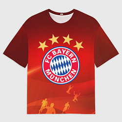 Футболка оверсайз мужская BAYERN MUNCHEN, цвет: 3D-принт