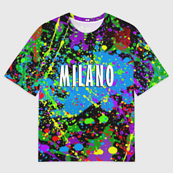 Футболка оверсайз мужская Milano - abstraction - Italy, цвет: 3D-принт