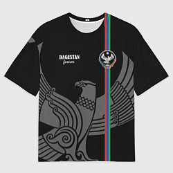 Футболка оверсайз мужская Dagestan forever, цвет: 3D-принт