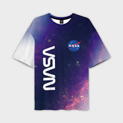 Футболка оверсайз мужская NASA НАСА, цвет: 3D-принт