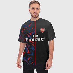 Футболка оверсайз мужская ARSENAL UNIFORM 2020, цвет: 3D-принт — фото 2