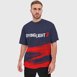 Футболка оверсайз мужская DYING LIGHT 2 ДАИНГ ЛАЙТ, цвет: 3D-принт — фото 2