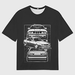 Мужская футболка оверсайз BMW